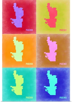 Phoenix Pop Art Map III