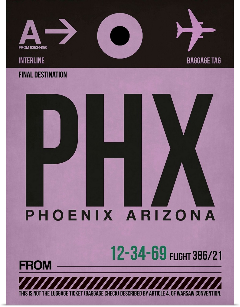 PHX Phoenix Luggage Tag I