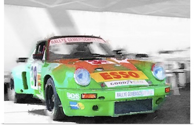 Porsche 911 Turbo Watercolor