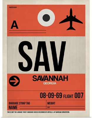 SAV Savannah Luggage Tag I