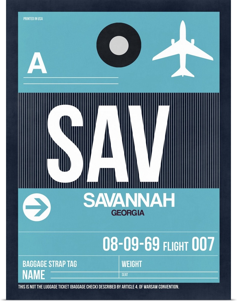 SAV Savannah Luggage Tag II