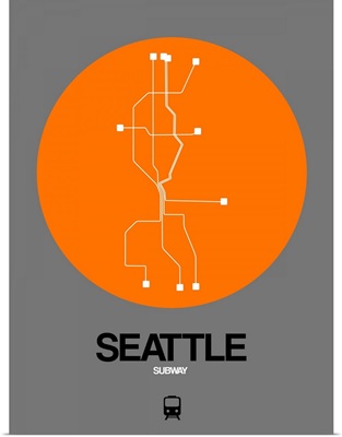 Seattle Orange Subway Map