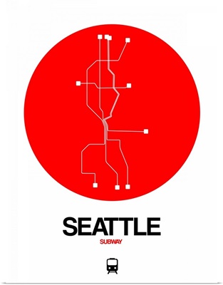 Seattle Red Subway Map