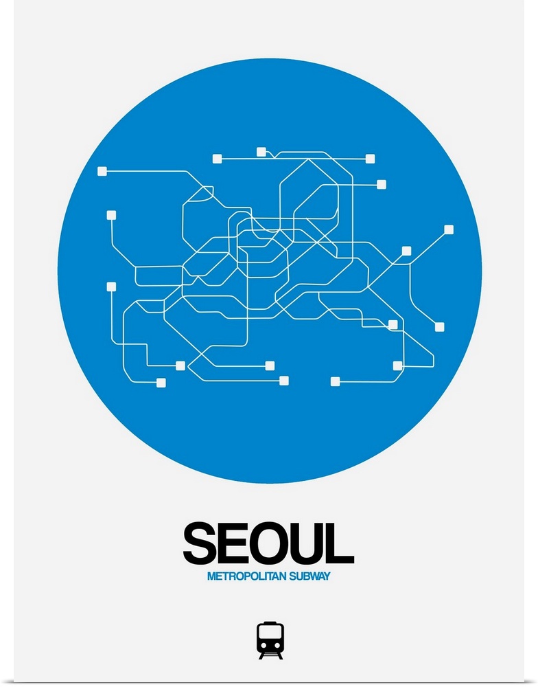 Seoul Blue Subway Map