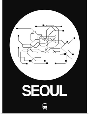 Seoul White Subway Map