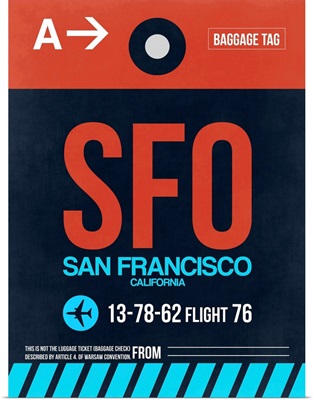 SFO San Francisco Luggage Tag II