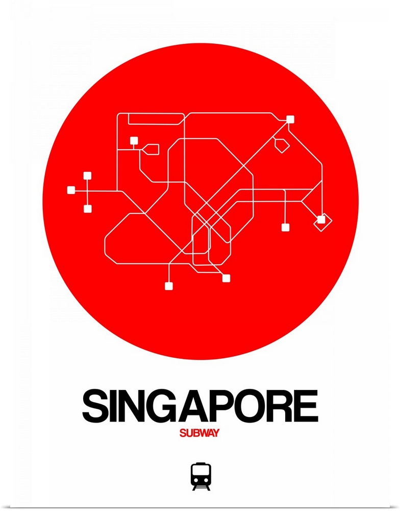 Singapore Red Subway Map