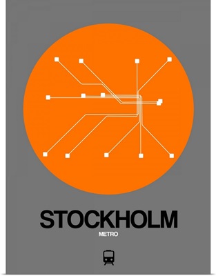 Stockholm Orange Subway Map