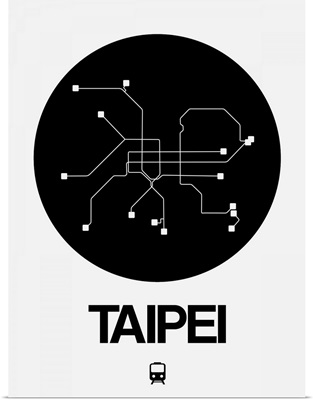 Taipei Black Subway Map