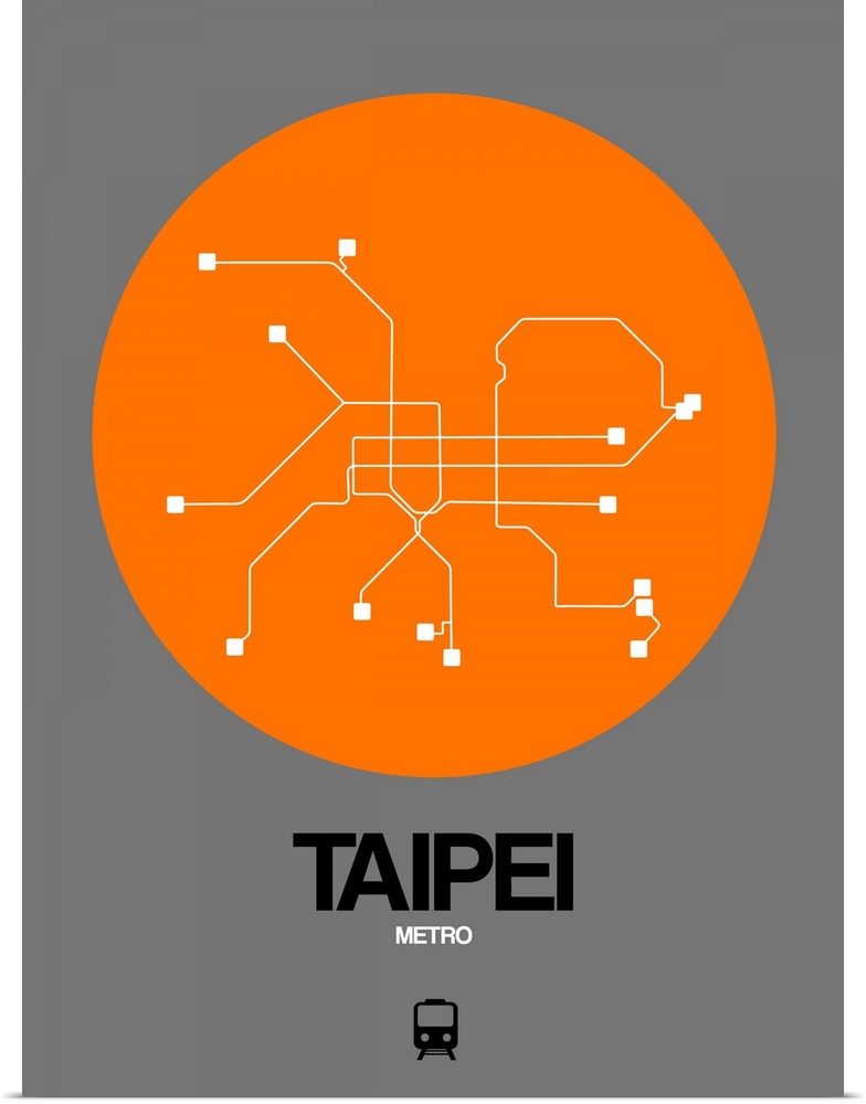 Taipei Orange Subway Map