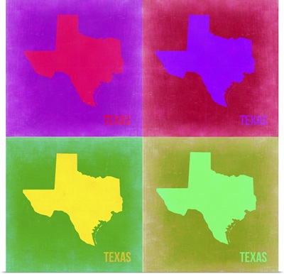 Texas Pop Art Map II