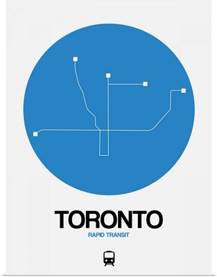 Toronto Blue Subway Map