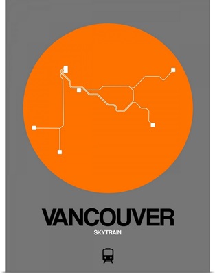 Vancouver Orange Subway Map