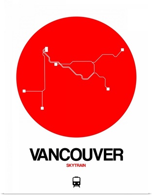 Vancouver Red Subway Map