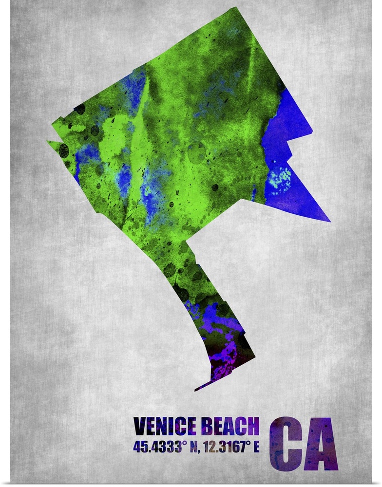 Venice Beach, California Map