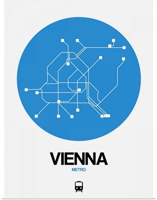 Vienna Blue Subway Map