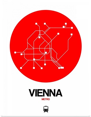 Vienna Red Subway Map
