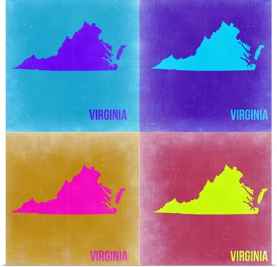 Virginia Pop Art Map II