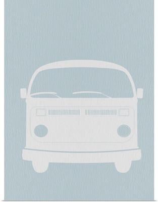 VW Bus Blue Poster