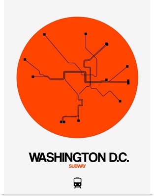 Washington D.C. Orange Subway Map