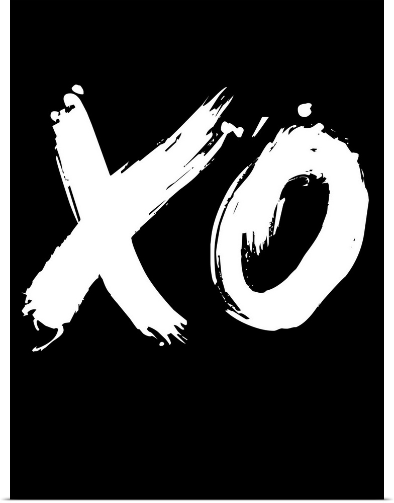 XO Poster Black