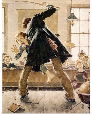 Schoolmaster Flogging Tom Sawyer