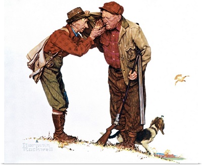 Two Old Men And Dog Hunting