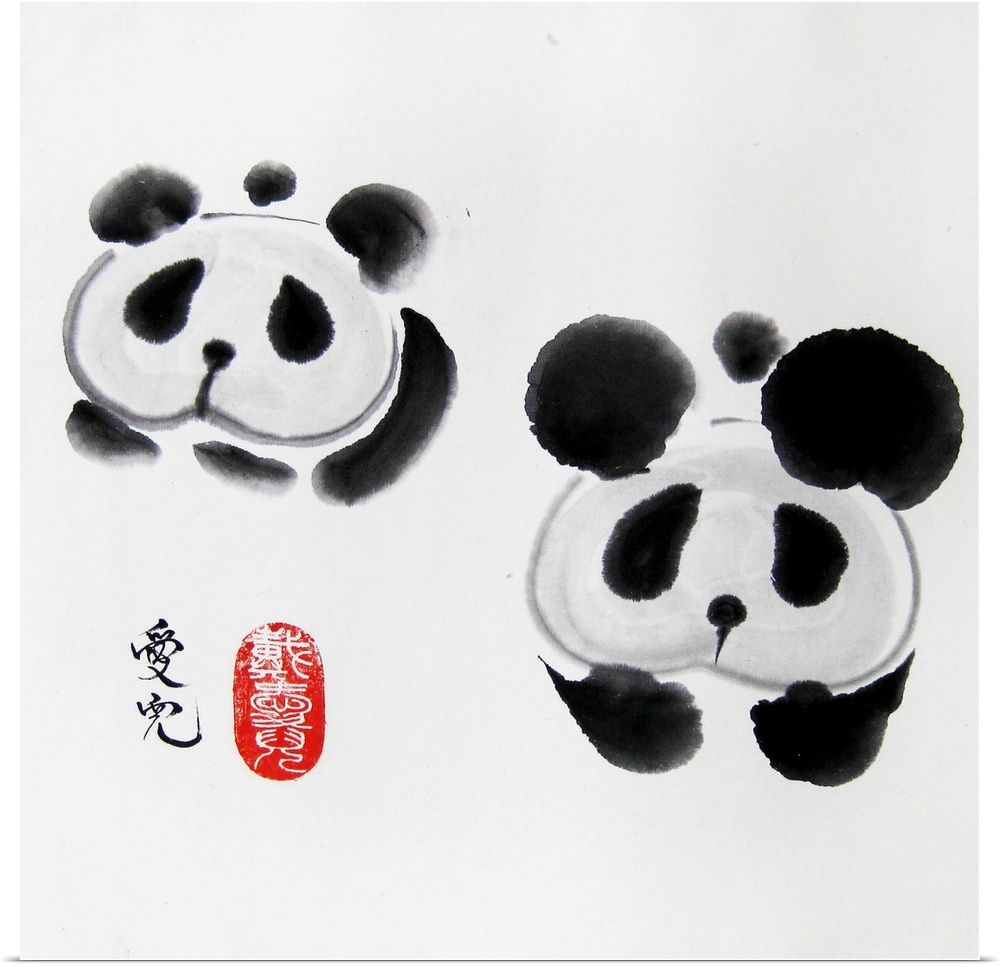 Chinese Ink Painting on Rice Paper. There's a Chinese saying, good things always come in pairs. That's partly why when Chi...