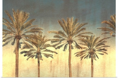 Distressed Palm Trees I