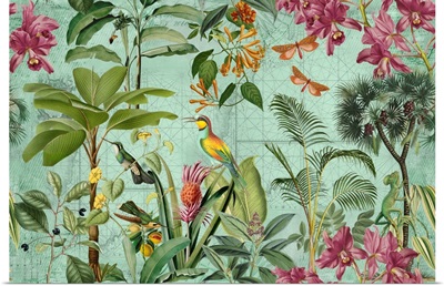 Tropical Garden Of Birds