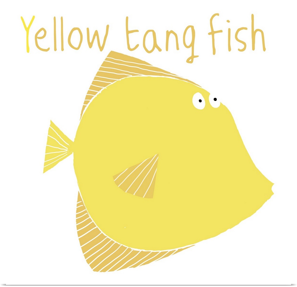 Y for Yellow Tang Fish