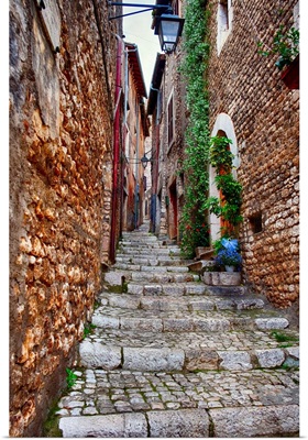 Alley In Sermoneta, Italy