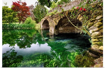 Ancient Bridge In Italy