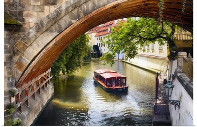 Boating on the Canal in Prague