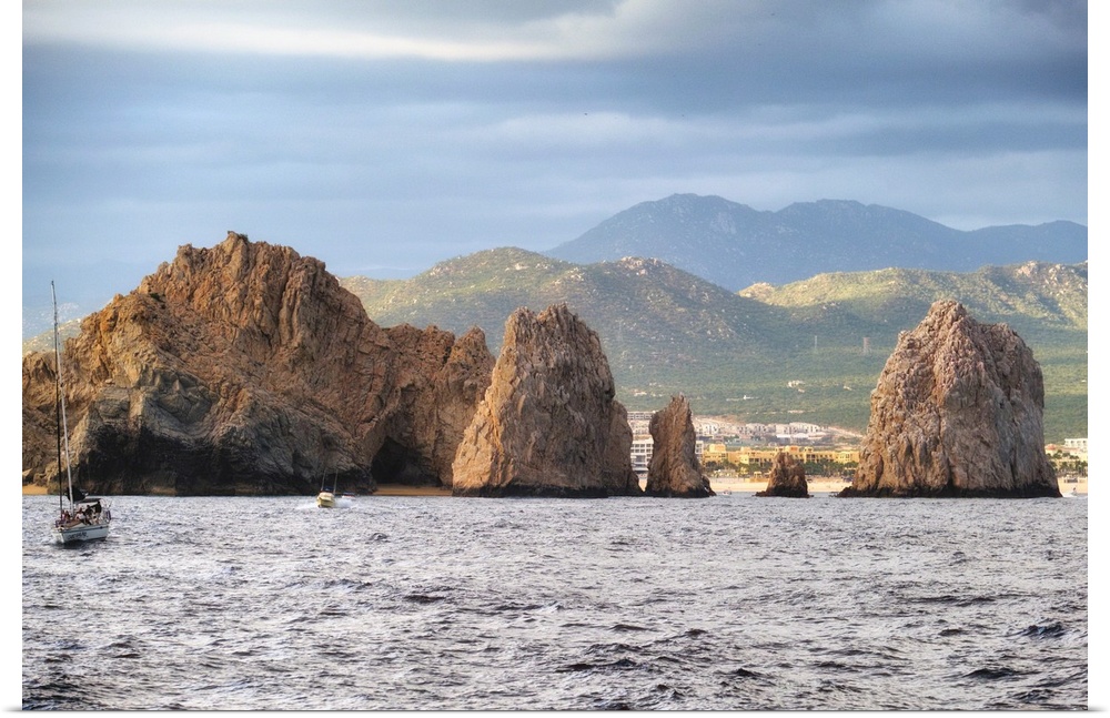 Rocks in the sea, Cabo San Lucas, Mexico.