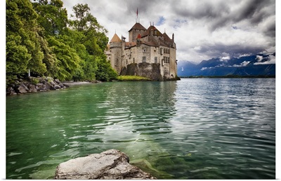 Castle on the Lake, Switzerland