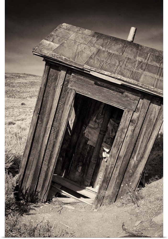 Ghost Town Outhouse, Bodie State Historic Park, California