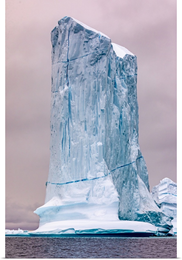 Eastern Greenland, massive iceberg.