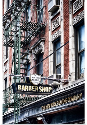 New Yorks Barber Shop Sign