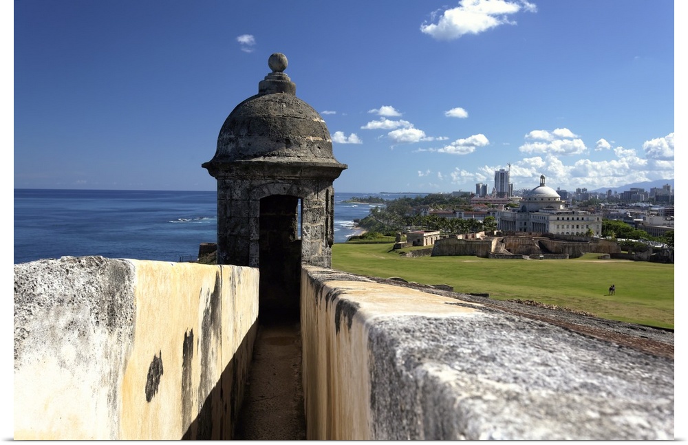 Scenic View of San Juan from the San Cristobal Fort, Puerto Rico
