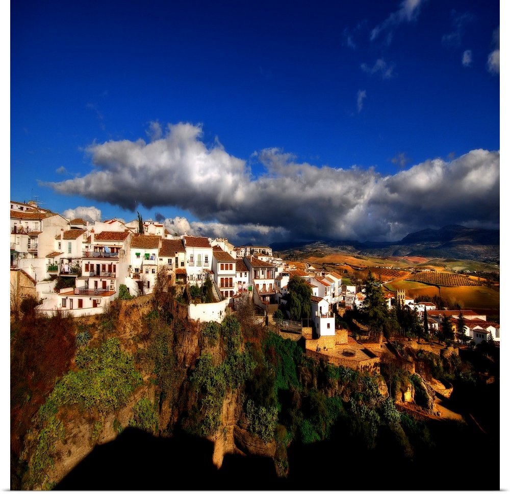 View of the city of Ronda in Spain