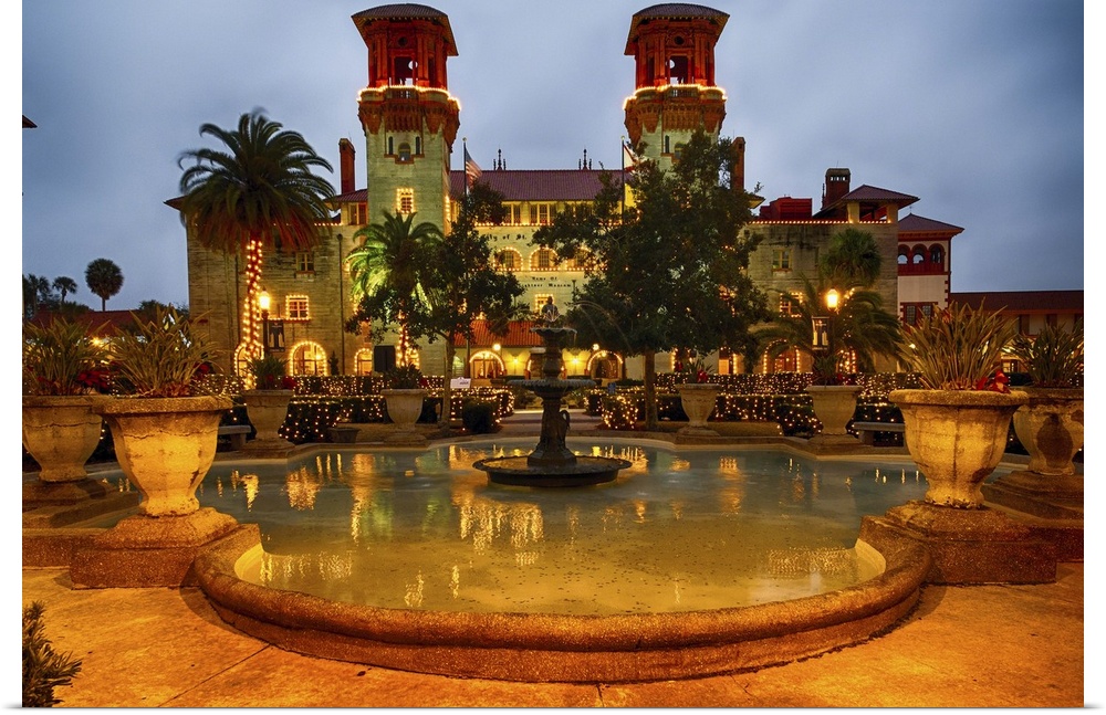 Low Angle View of the St Augustine Town Hall and Lightner Museum, Florida