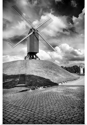 Windmill In Bruges