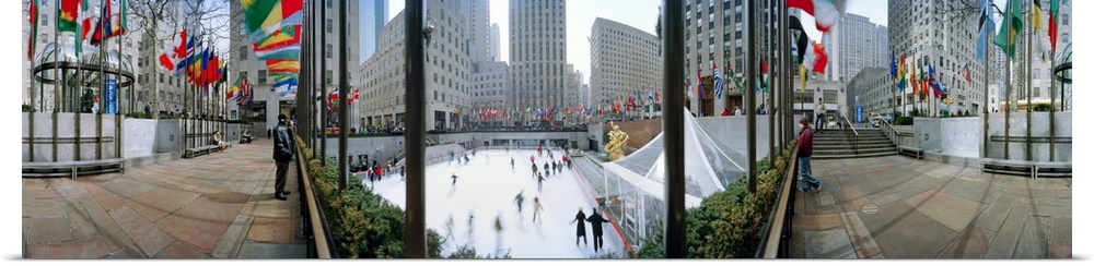 360 degree view of a city Rockefeller Center Manhattan New York City New York State