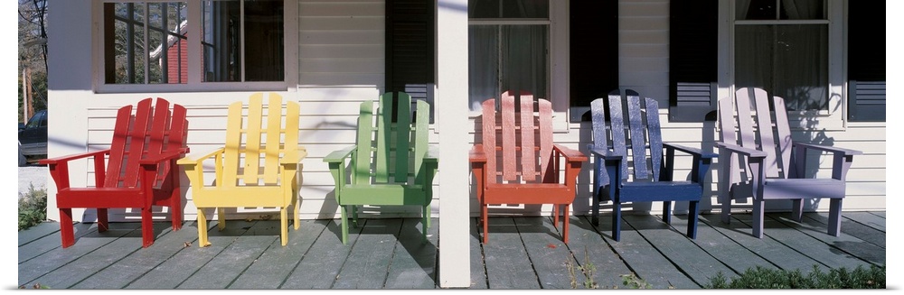 Adirondack Chairs Porch Plymouth Vermont