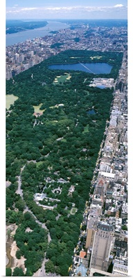 Aerial Central Park New York City NY