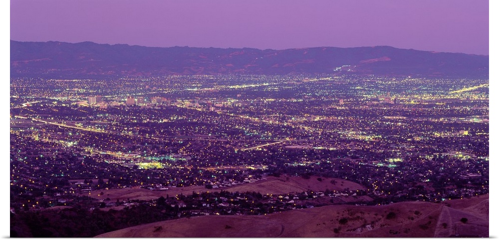 Aerial Silicon Valley San Jose CA