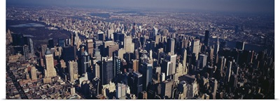 Aerial view of a city, Manhattan, New York City, New York State