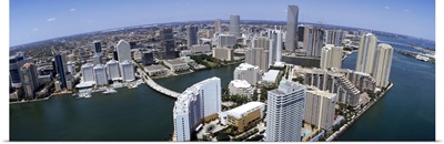 Aerial view of a city, Miami, Miami Dade County, Florida,