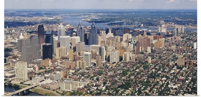 Aerial view of a city, Philadelphia, Pennsylvania